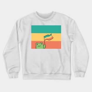 Rana Pansexual Bandera Nueva Pride Crewneck Sweatshirt